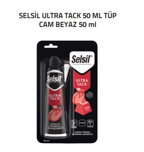 ULTRA TACK CAM BEYAZ - SELSİL (60ml) (K-12)